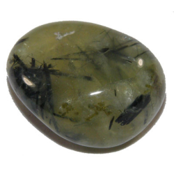 Prehnite With Epidote Tumble Stone Prehnite With Epidote Tumble Stone